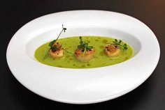 gazpacho met coquilles